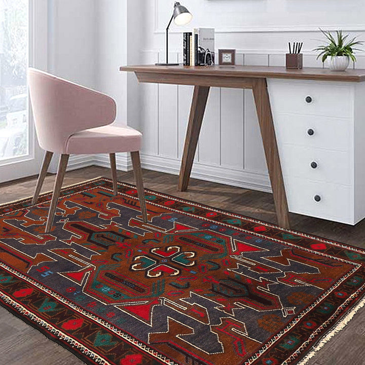 Baluch Small Size Rug 2' 11" x 4' 5" - No. AL93380