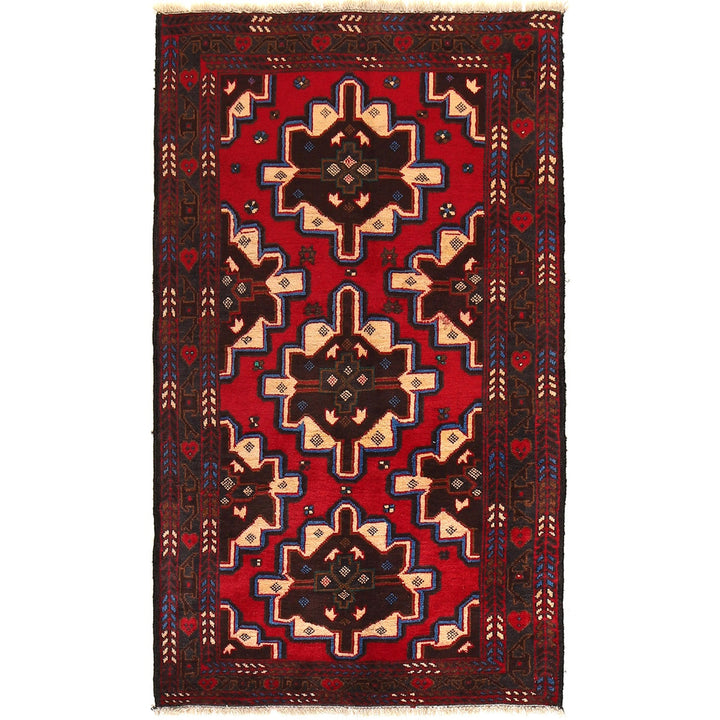 Baluch Small Size Rug 2' 11" x 4' 11" - No. AL91926