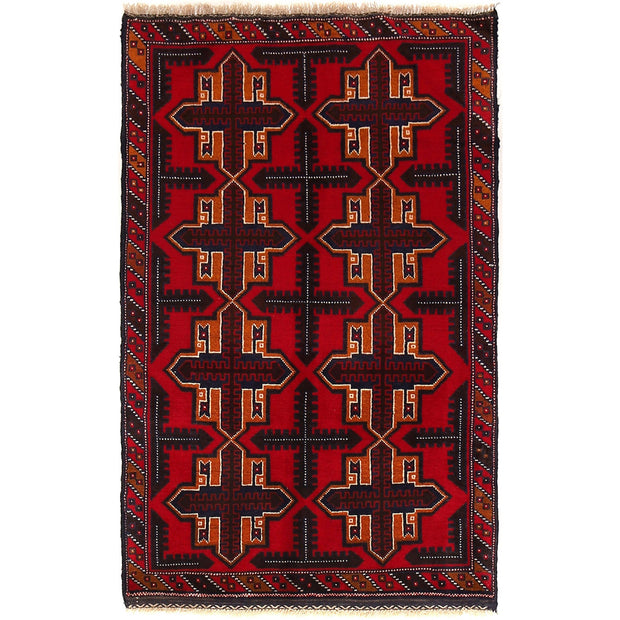 Baluch Small Size Rug 3' 1" x 4' 9" - No. AL10468