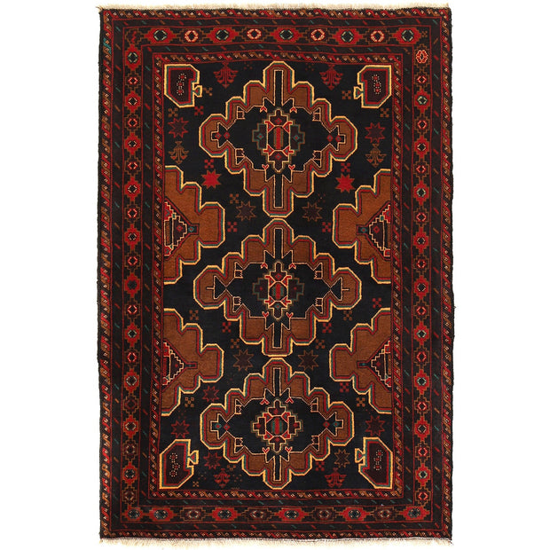 Hand Knotted Baluchi Rug 4' 0" x 6' 2" - No. AL89904