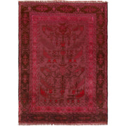 Pink Color Overdyed 3' 9" x 5' 2" - No. AL50389