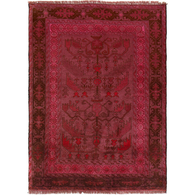 Pink Color Overdyed 3' 9" x 5' 2" - No. AL50389