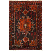 Hand Knotted Baluchi Rug 4' 1" x 6' 2" - No. AL83958