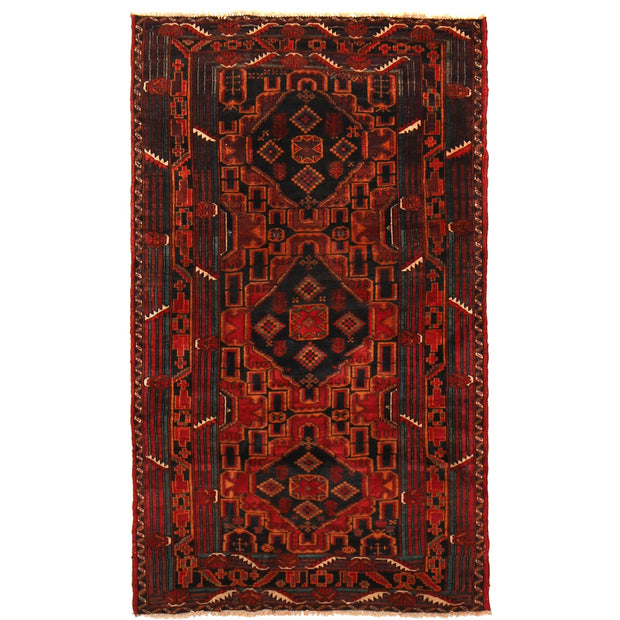 Hand Knotted Baluchi Rug 3' 5" x 5' 10" - No. AL24802