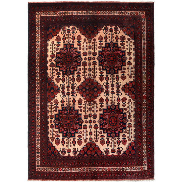 Handmade Khal Mohammadi Area Rug 6' 7" x 9' 5" - No. AL82018