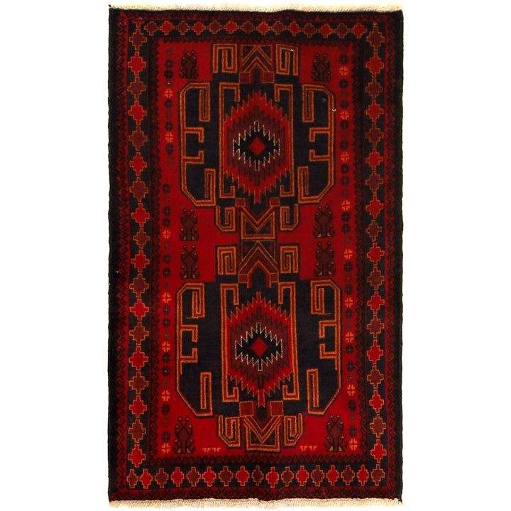 Tribal Baloch Rug 2' 10" x 4' 11" - No. AL16128
