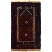 Small Prayer Carpet 3' 1" x 4' 11" - No. AL57376