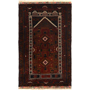 Small Prayer Carpet 2' 11" x 4' 9" - No. AL79651