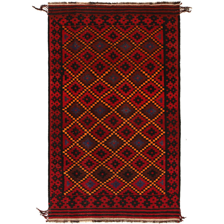 Afghan Vintage Kilim 5' 7" x 9' 1" - No. AL76746