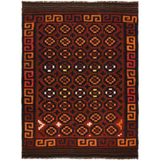 Red Afghan Kilim 5' 9" x 8' 4" - No. AL84466