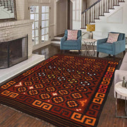 Red Afghan Kilim 5' 9" x 8' 4" - No. AL84466