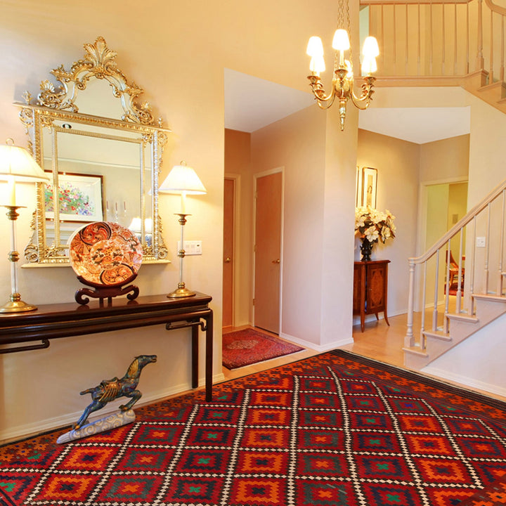 Handmade Maimana Kelim 7' 8" x 12' 6" - No. AL31920