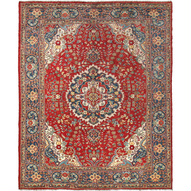 Hand Knotted Heriz Rug 8' 5" x 10' 6" - No. AL76851