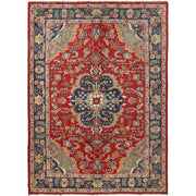 Handmade Persian Design Heriz Carpet 6' 8" x 9' 7" - No. AL42346