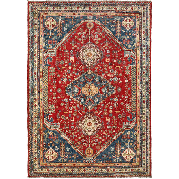 Shirazi Hand Knotted Carpet 6' 9" x 9' 7" - No. AL70128