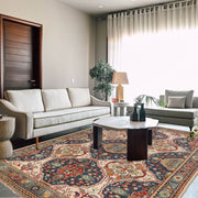 Handmade Afghan Carpet 5' 7" x 7' 8" - No. AL41976