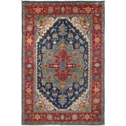 Blue Heriz Design Rug 6' 6" x 9' 9" - No. AL61403