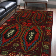 Brown Color Baluchi Rug 4' 1" x 6' 4" - No. AL67227