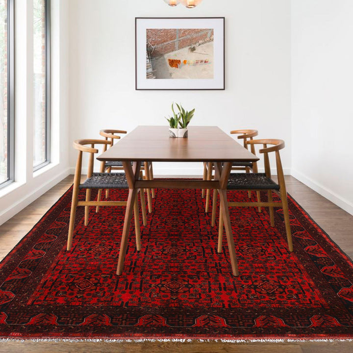 Afghan Khal Mohammadi Rug 6' 7" x 9' 6" - No. AL22485