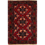 Hand Knotted Baluchi Rug 2' 11" x 4' 6" - No. AL24157