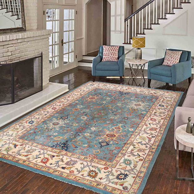 Modern Oushak Carpet 10' 1" x 13' 5" - No. AL42715