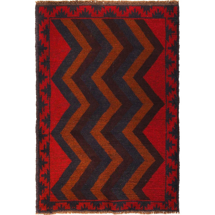 Multi Color Baluchi Rug 2' 10" x 4' 2" - No. AL57880