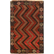 Multi Color Baluchi Rug 2' 10" x 4' 4" - No. AL72370