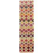 Handmade Turkish Design Wool Kilim Runner 2' 6" x 9' 11" - No. AL92700