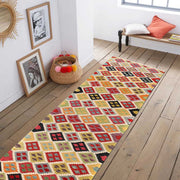 Handmade Turkish Design Wool Kilim Runner 2' 6" x 9' 11" - No. AL92700