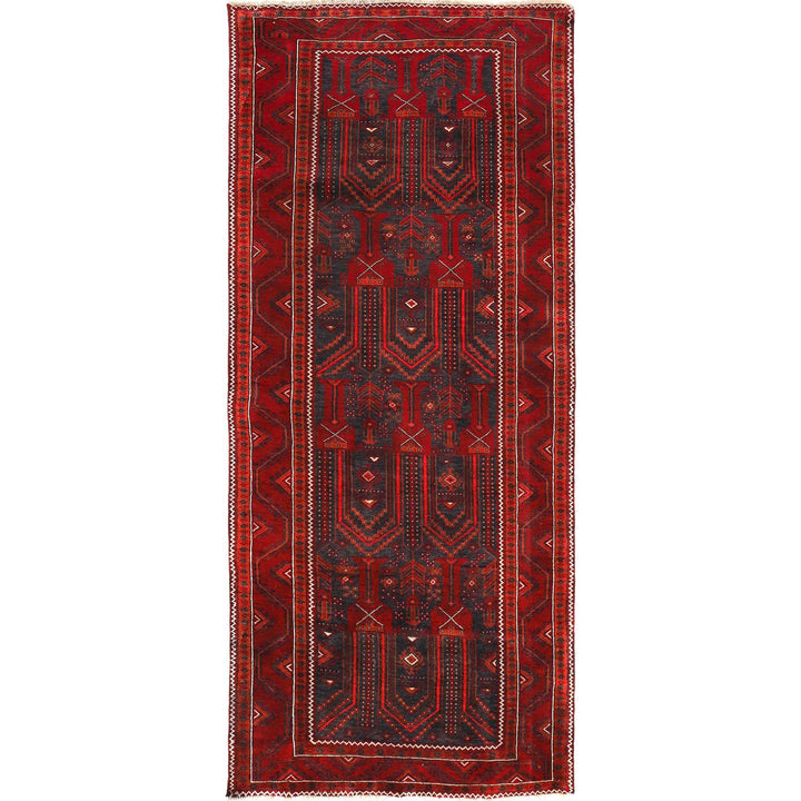 Traditional Baloch Rug 3' 10" x 9' 8" - No. AL62953