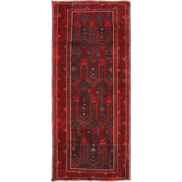 Traditional Baloch Rug 3' 10" x 9' 8" - No. AL62953