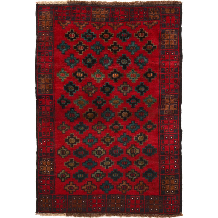Tribal Baloch Rug 2' 8" x 3' 11" - No. AL71852