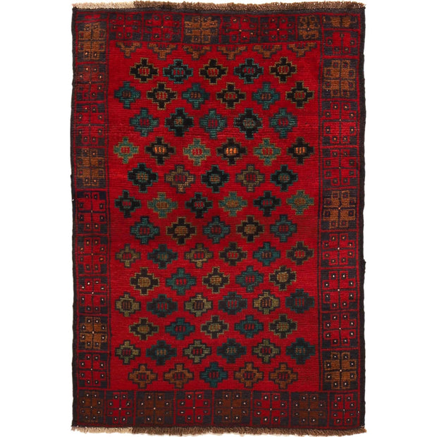 Tribal Baloch Rug 2' 8" x 3' 11" - No. AL71852