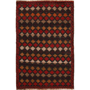 Hand Knotted Baluchi Rug 2' 10" x 4' 5" - No. AL48291
