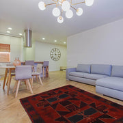 Red Color Baluchi Rug 3' 1" x 4' 8" - No. AL67095