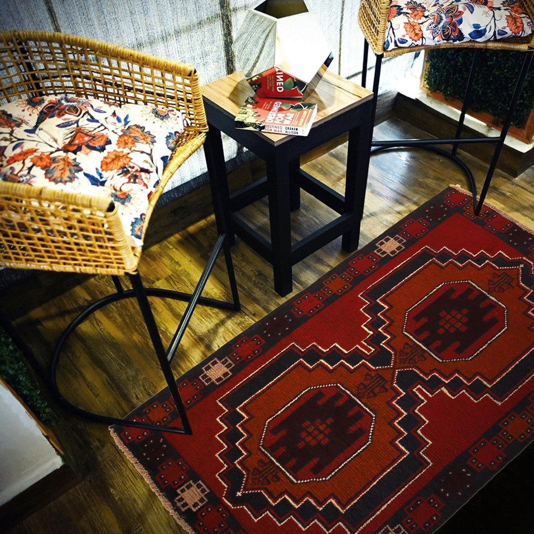 Red Color Baluchi Rug 2' 10" x 4' 6" - No. AL43376