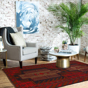 Red Color Baluchi Rug 2' 10" x 4' 6" - No. AL99748