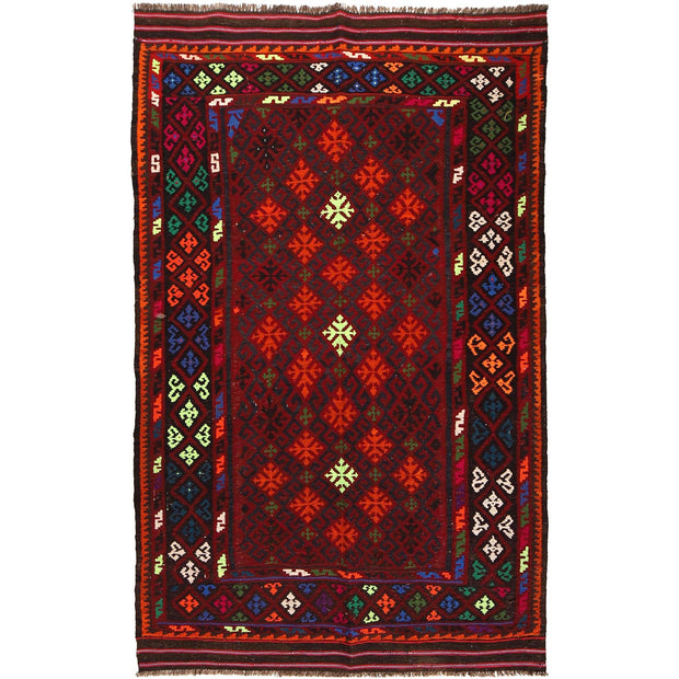 Handmade Maimana Kelim 4' 2" x 6' 5" - No. AL86146