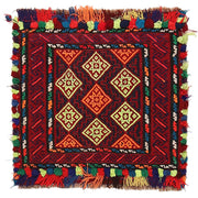 Flatweave Red Kilim 2' 7" x 2' 8" - No. AL29704