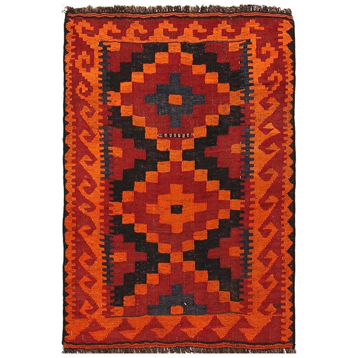 Flatweave Red Kilim 2' 2" x 3' 3" - No. AL15646