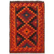 Flatweave Red Kilim 2' 2" x 3' 3" - No. AL15646