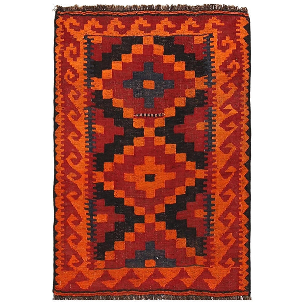 Flatweave Red Kilim 2' 2" x 3' 3" - No. AL15646