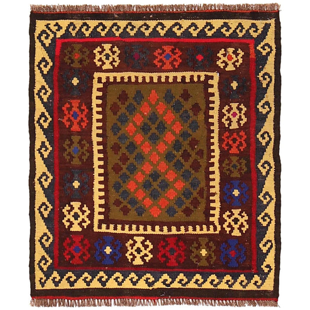 Handmade Maimana Kelim 2' 4" x 2' 7" - No. AL36093