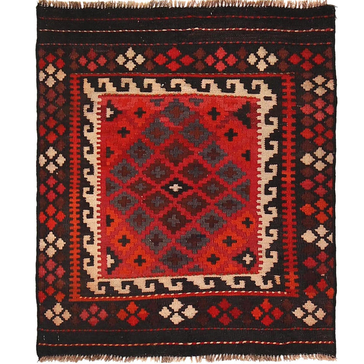 Flatweave Red Kilim 2' 9" x 3' 3" - No. AL51920
