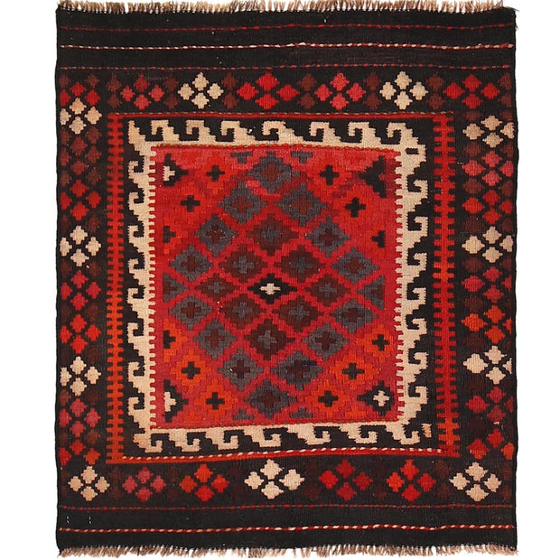 Flatweave Red Kilim 2' 9" x 3' 3" - No. AL51920