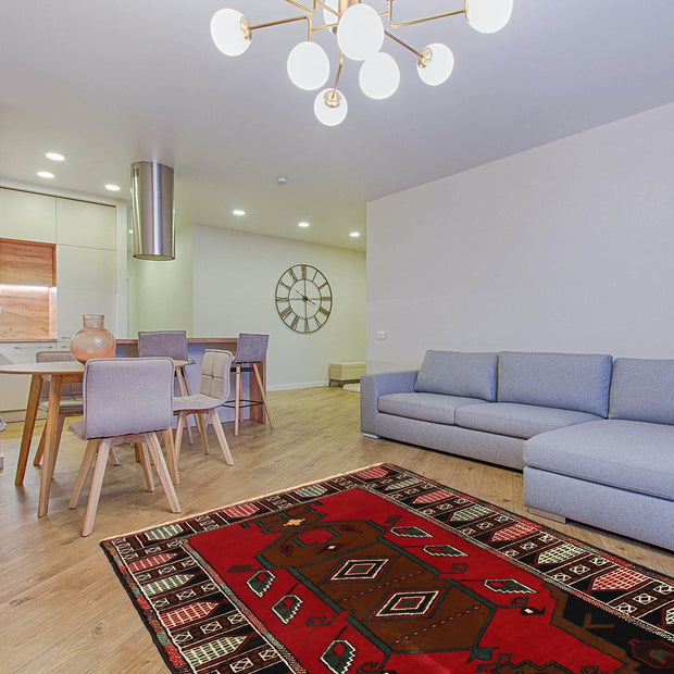 Hand Knotted Baluchi Rug 2' 11" x 4' 10" - No. AL68654