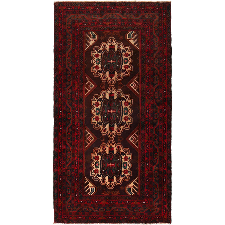 Traditional Baloch Rug 4' 5" x 8' 7" - No. AL87142