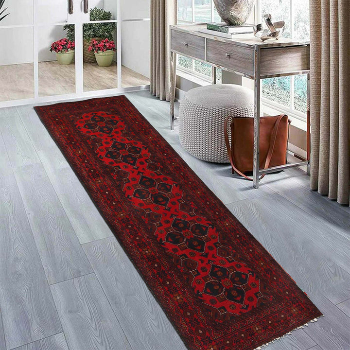 Hand knotted Khal Mohammadi Runner Carpet 2' 7" x 9' 3" - No. AL72646