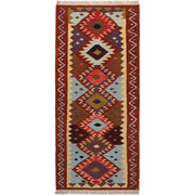 Short Kilim Runner 2' 7" x 6' 4" - No. AL63597