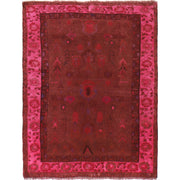 Handmade Overdye Carpet 4' 2" x 5' 7" - No. AL48656